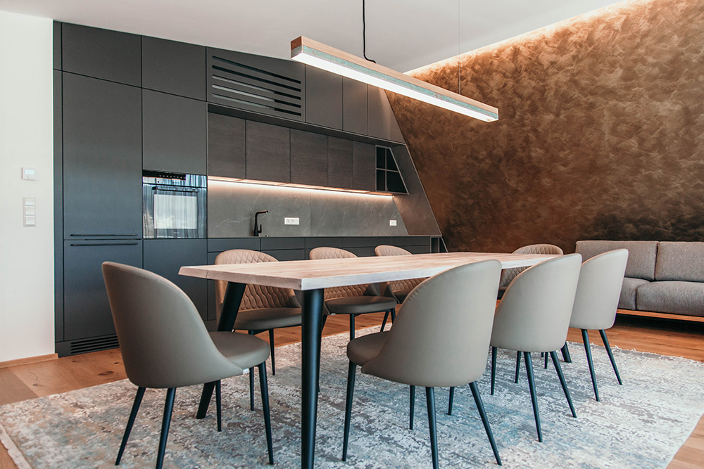 Penthouse Wohnung Velden: Planung, Design und Einrichtung