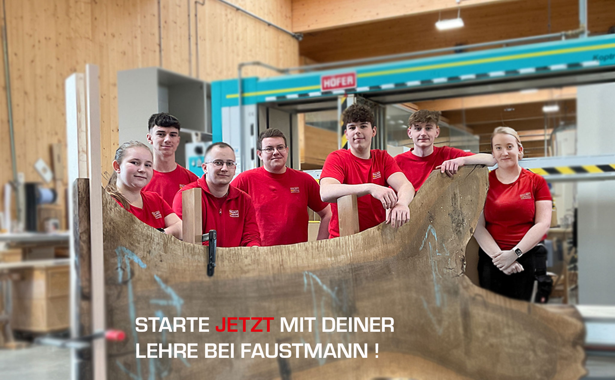 Faustmann Tischler Lehrling offene Stellen